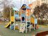 Set cu trei turnuri cu podeț pentru loc de joacă - BGL-1108 imagine 2