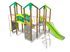 Set cu trei turnuri cu tobogan pentru loc de joacă - BGL-8021 imagine 7