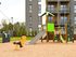 Set turnuri cu structură de frânghii și tobogan pentru loc de joacă - BGL-8025 imagine 3